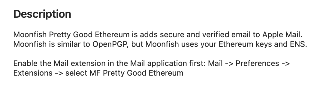 Moonfish: Ethereum-Encrypted Email